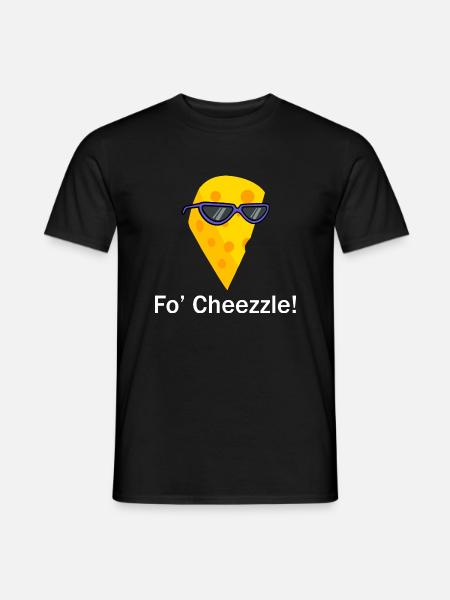 Cheezzle Ironic Quote Cheesemaking Food - Men's T-Shirt - black