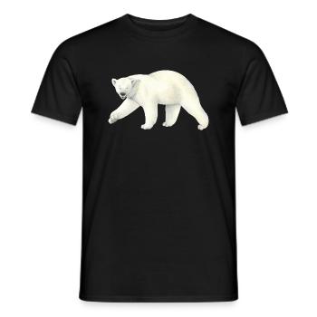 Icebear - Men's T-Shirt - black - Front - AI Model Male 178 light (178cm)