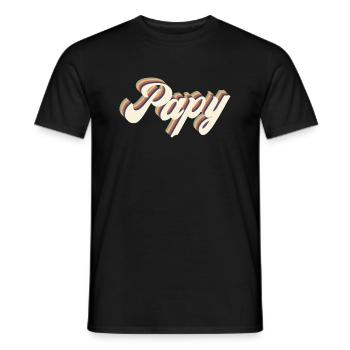 Vintage Opa - Männer T-Shirt - Schwarz - Vorne - AI Model Male 178 light (178cm)