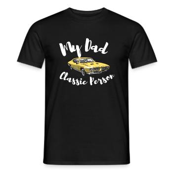 My Dad Classic person. Father`s Day - Männer T-Shirt - Schwarz - Vorne - AI Model Male 178 light (178cm)
