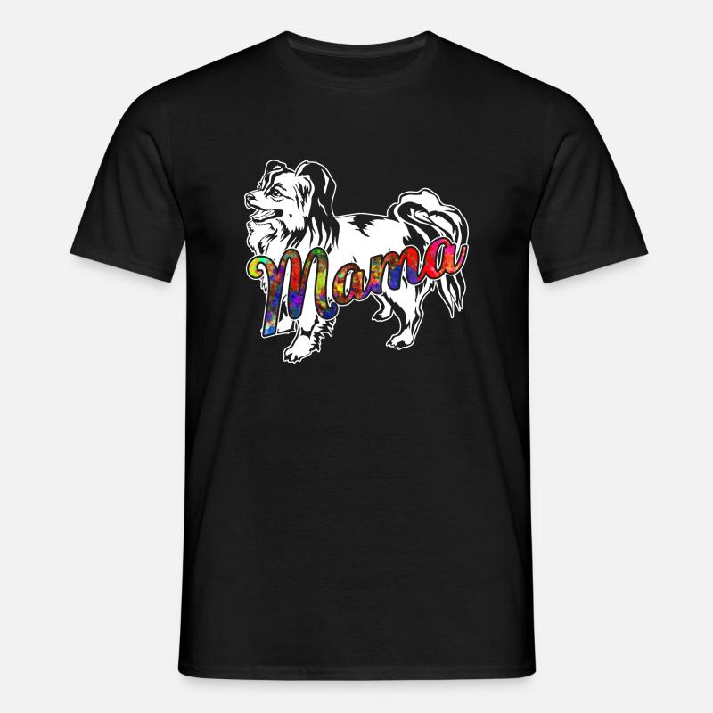 Papillon Papillon Mama - Men's T-Shirt - black