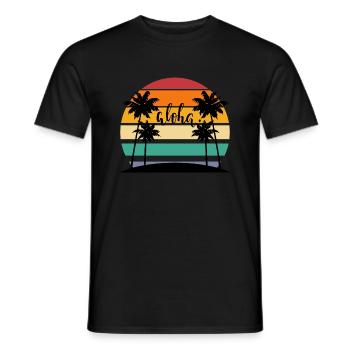 reise maui urlaub - Männer T-Shirt - Schwarz - Vorne - AI Model Male 178 light (178cm)