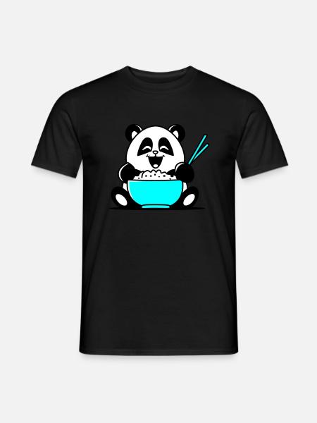 Panda - Men's T-Shirt - black