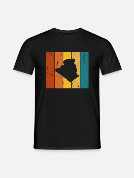 Algérie cadeau Vintage - T-shirt homme - noir