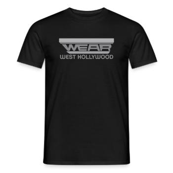 Tragen Sie West Hollywood für Musik-Rock-Liebhaber - Männer T-Shirt - Schwarz - Vorne - AI Model Male 178 light (178cm)
