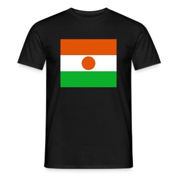 Niger - Men's T-Shirt - black - Front - AI Model Male 178 light (178cm)