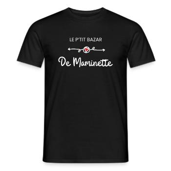 Omas kleiner Basar - Oma Geschenkidee - Männer T-Shirt - Schwarz - Vorne - AI Model Male 178 light (178cm)