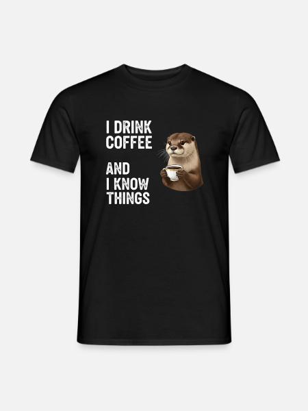 Coffee Coffeeshop - Men's T-Shirt - black