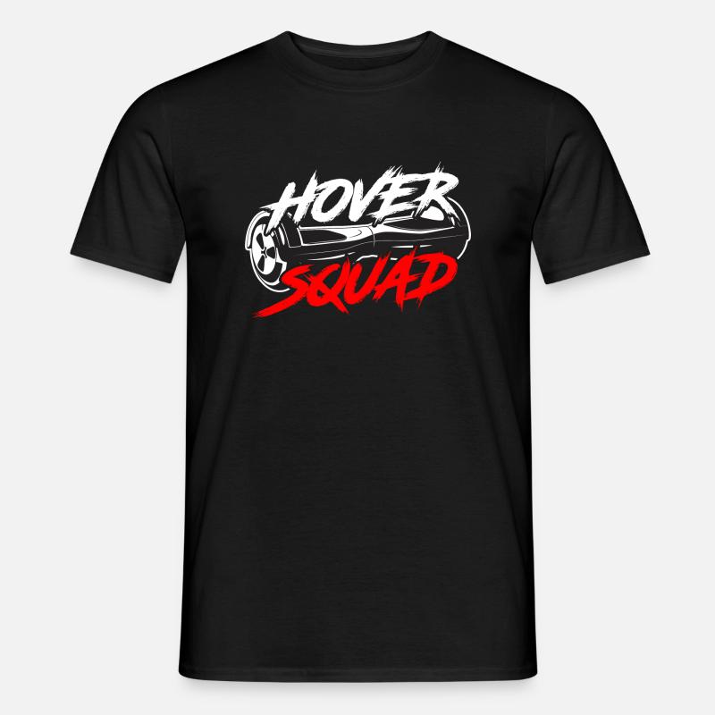 Hoverboard Hover Board Geschenk - Männer T-Shirt - Schwarz