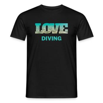Plongée sous-marine Triangle Snorkeling Holiday - T-shirt homme - noir - Devant - AI Model Male 178 light (178cm)