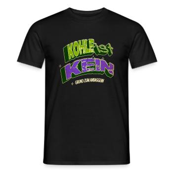 bienchen activist apparel umweltbewusst - Männer T-Shirt - Schwarz - Vorne - AI Model Male 178 light (178cm)