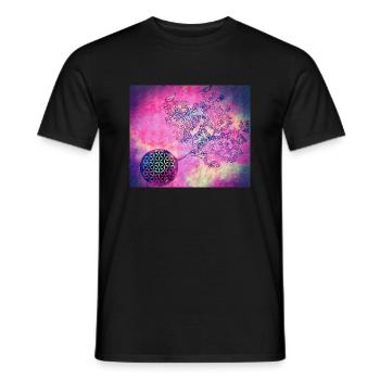 Persian Tree of Life No. 3 - Men's T-Shirt - black - Front - AI Model Male 178 light (178cm)
