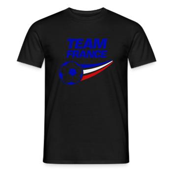 Equipe de France Football - T-shirt homme - noir - Devant - AI Model Male 178 light (178cm)