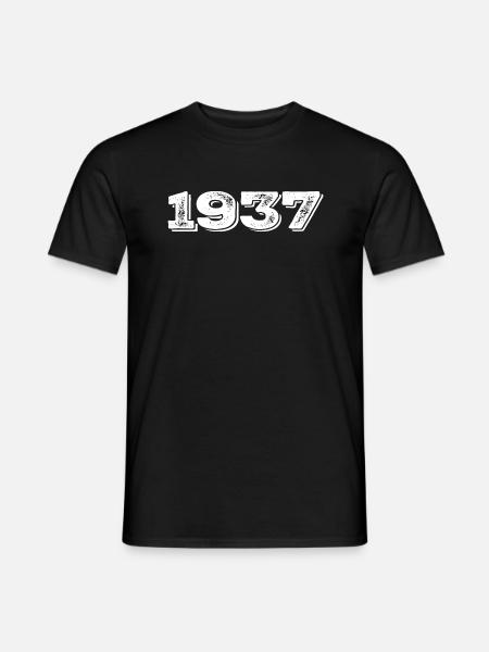 Birthday Gift 1937 - 1937 - Men's T-Shirt - black