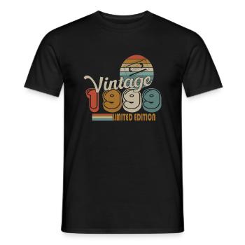 1999 - T-shirt homme - noir - Devant - AI Model Male 178 light (178cm)