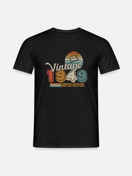 1949 - Männer T-Shirt - Schwarz