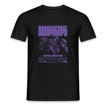 Aquascaping Anubias Aquatic Plant Fish Keeper - Men's T-Shirt - black - Front - AI Model Male 178 light (178cm)