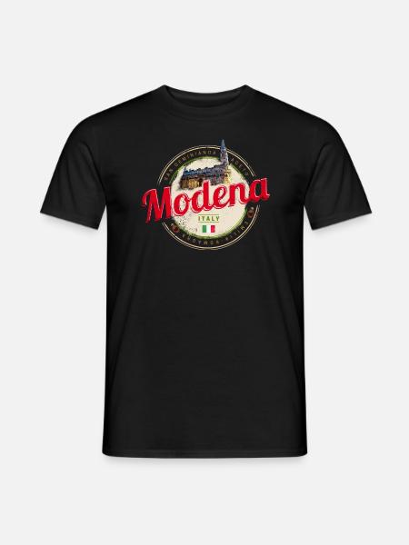 Modena Emilia-Romagna Balsamic Design Italy - Men's T-Shirt - black