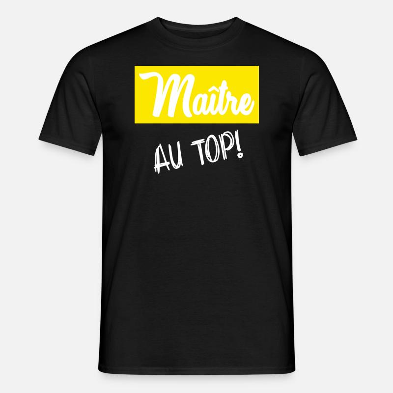 MASTER. MASTER. HUMOR - Men's T-shirt - black