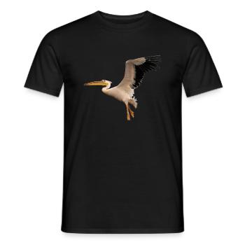 pelican pelikanbird vogel1 - Männer T-Shirt - Schwarz - Vorne - AI Model Male 178 light (178cm)