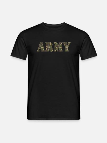 ARMY - Männer T-Shirt - Schwarz