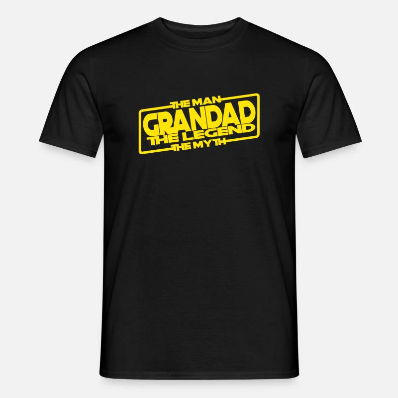 Opa - Männer T-Shirt - Schwarz