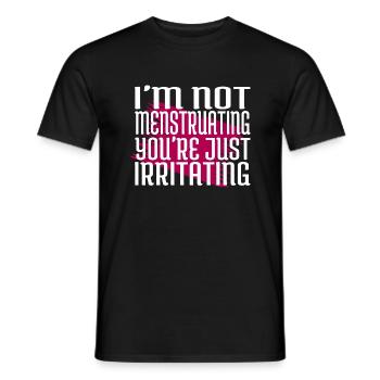 sexy social movement womens march womens face - Men's T-Shirt - black - Front - AI Model Male 178 light (178cm)