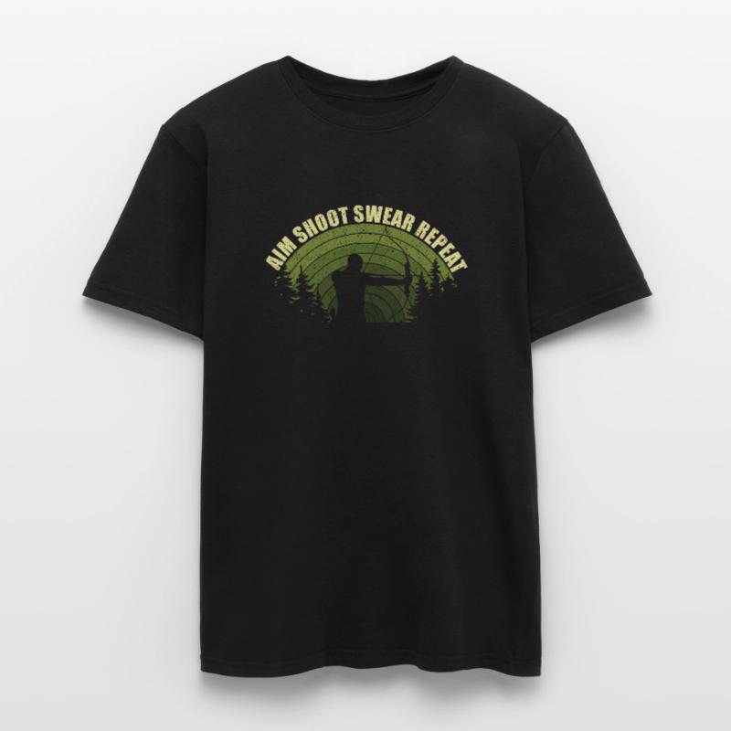 Spaß Bogenschießen Bogenjagd Bogenjäger Bogenjagd Bogenjagd Bogen Männer T-Shirt