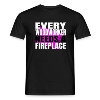 funny woodworking daddesign carpentry - Männer T-Shirt - Schwarz - Vorne - AI Model Male 178 light (178cm)