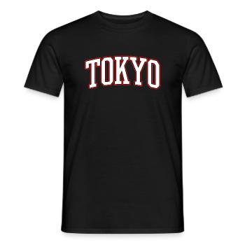 Tokyo - Japan - Schriftzug - Männer T-Shirt - Schwarz - Vorne - AI Model Male 178 light (178cm)