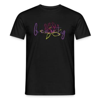 beauty - Männer T-Shirt - Schwarz - Vorne - AI Model Male 178 light (178cm)