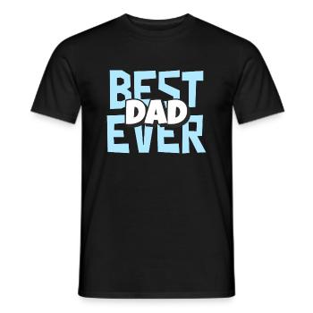 Meilleur papa de tous les temps - T-shirt homme - noir - Devant - AI Model Male 178 light (178cm)