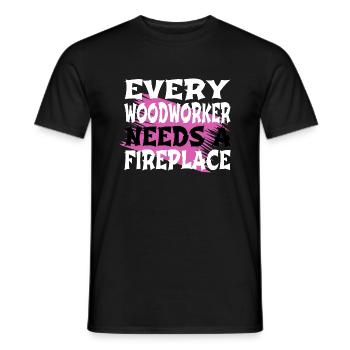 sayings jackhammer gift idea present idea - Männer T-Shirt - Schwarz - Vorne - AI Model Male 178 light (178cm)