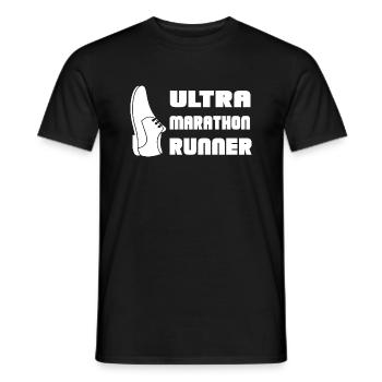 Marathon Triathlon Running Jogging Biking Cycling - Men's T-Shirt - black - Front - AI Model Male 178 light (178cm)