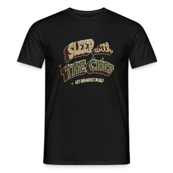Drôles de citations Chapeau de chef sous-chef Chefpropriétaire Dictons - T-shirt homme - noir - Devant - AI Model Male 178 light (178cm)