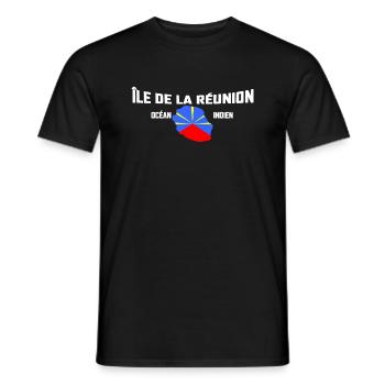 La Réunion Mon île A Moi Cadeau Homme Ou Femme - T-shirt homme - noir - Devant - AI Model Male 178 light (178cm)