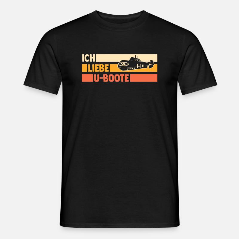 Tauchboot Unterseeboot Unterwasserboot U-Boot - Männer T-Shirt - Schwarz