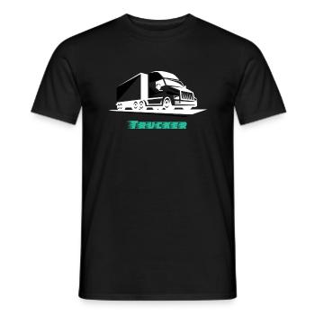 Lastwagenfahrer - Männer T-Shirt - Schwarz - Vorne - AI Model Male 178 light (178cm)