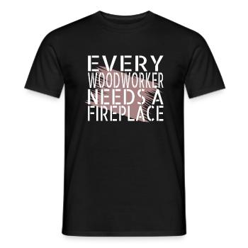 Une idée de prière de charpentiers meilleure idée de cadeau - T-shirt homme - noir - Devant - AI Model Male 178 light (178cm)