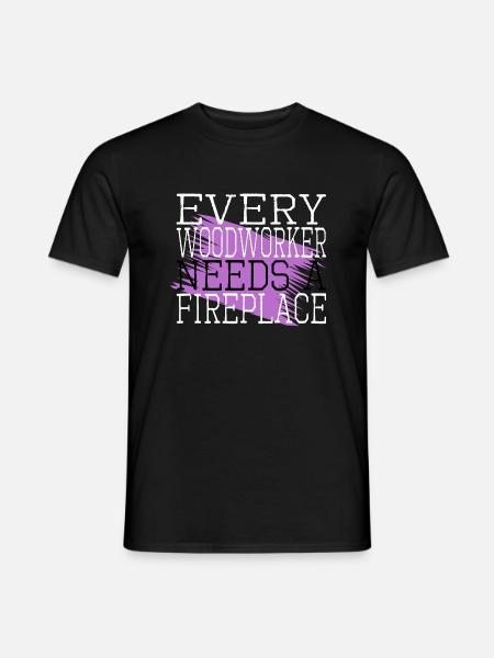 Joke Americas Felling Woodworker - Men's T-Shirt - black
