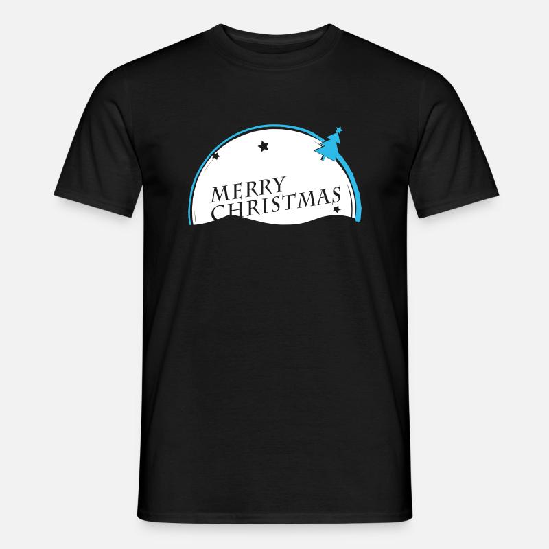 Merry Christmas VECTORGRAPHIC - Men’s T-shirt - black