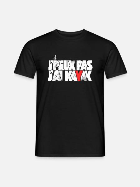 J'peux pas j'ai Kayak - T-shirt homme - noir