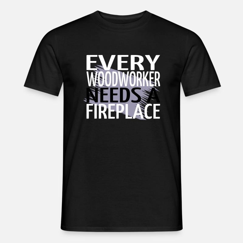 cabinetmaker union carpenter - Men's T-shirt - black