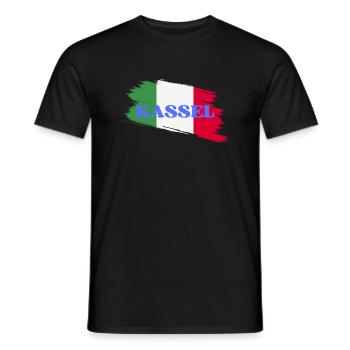 Kassel - Männer T-Shirt - Schwarz - Vorne - AI Model Male 178 light (178cm)