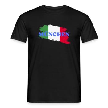 Munich - T-shirt homme - noir - Devant - AI Model Male 178 light (178cm)