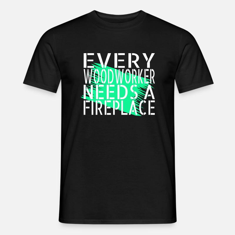 carpenter jokes tshirts present idea - Männer T-Shirt - Schwarz