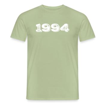 Geburtstagsgeschenk 1994 - 1994 - Männer T-Shirt - Sage - Vorne - AI Model Male 178 light (178cm)