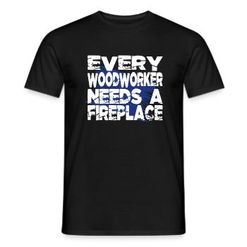 Marteau-piqueur Cool Charpentier T-shirts bûcheron - T-shirt homme - noir - Devant - AI Model Male 178 light (178cm)