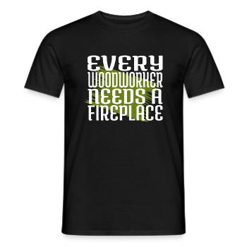 present carpenter saw the carpenters gift - Männer T-Shirt - Schwarz - Vorne - AI Model Male 178 light (178cm)