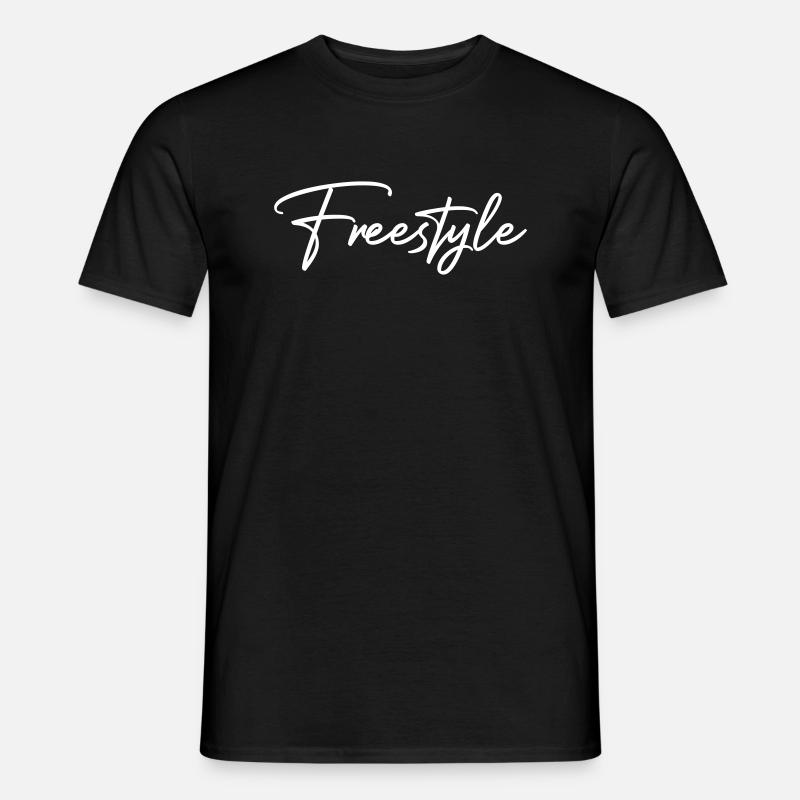Freestyle - sei du selbst - Männer T-Shirt - Schwarz